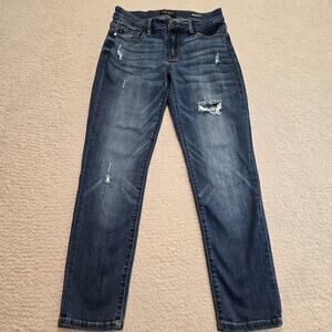 Judy Blue Dark Blue Boyfriend Jeans